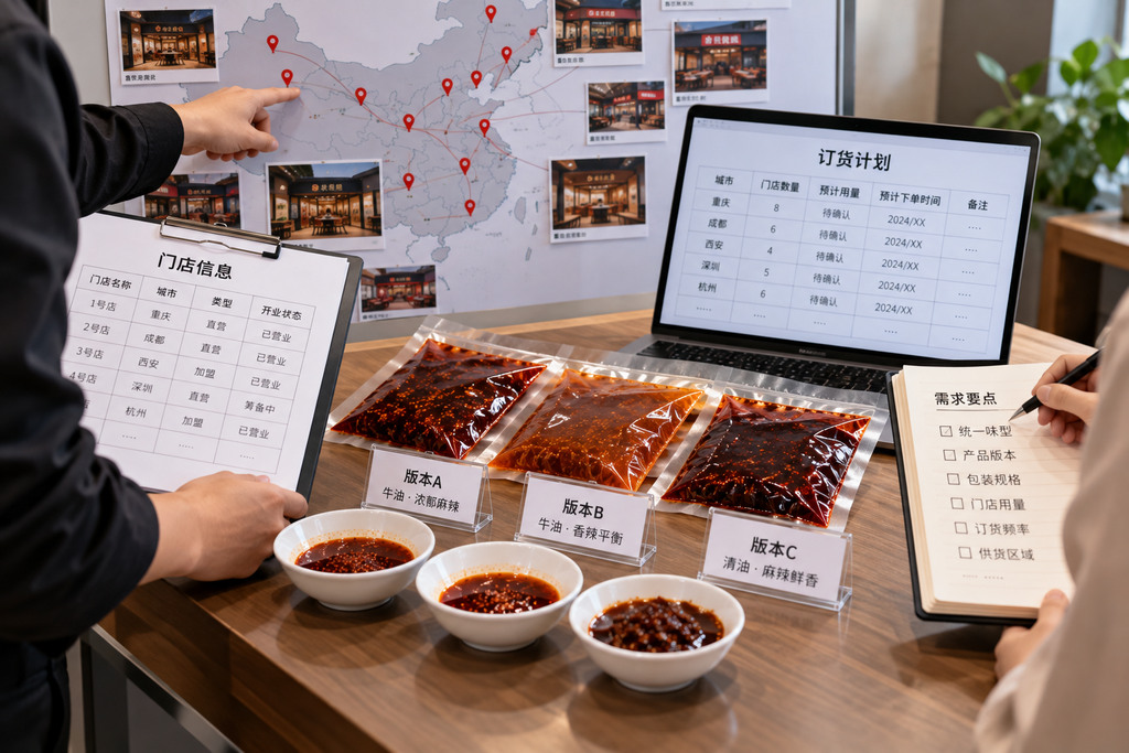 连锁火锅OEM怎么做?从底料版本统一到多门店标准化使用的合作准备