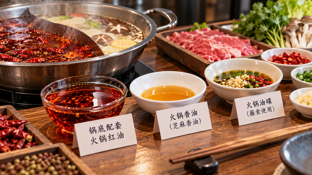 火锅香油和火锅红油有什么区别?门店采购别把油碟和锅底红油弄混了