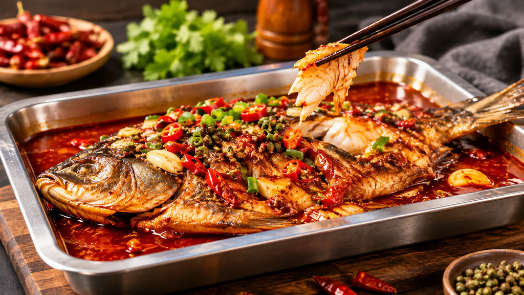 烤鱼底料浇汁试用看什么?重点看鱼肉入味、料汁浓度和加热后香气