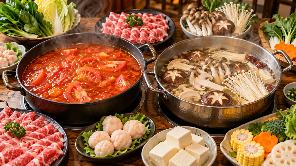 番茄火锅底料和菌汤底料怎么选?从口味、客群和菜品搭配看区别