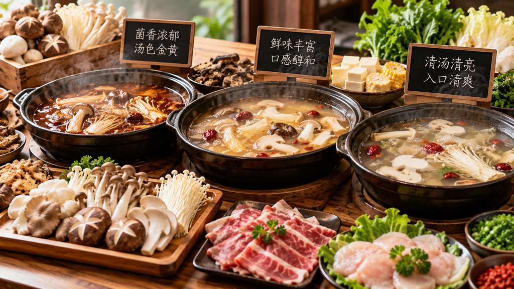 开店菌汤火锅底料定制,怎样把菌菇香、鲜味层次和清汤要求说清楚?