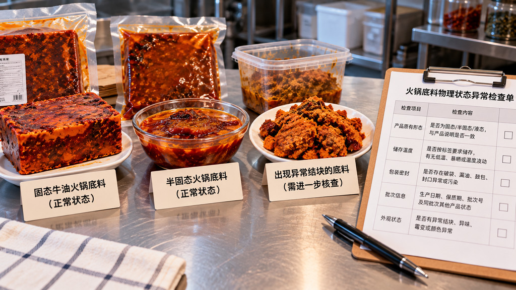 火锅底料结块是不是坏了?要分清正常凝固和异常变化